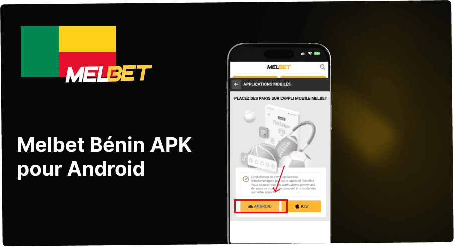 Image de Melbet Bénin APK pour Android
